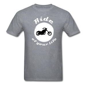 BIKER Ride of Your Life T-Shirt - mineral charcoal gray
