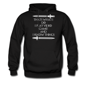 That's What I Do Gamer Men's Hoodie - black