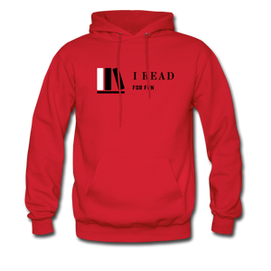 I Read Men's Hoodie - red